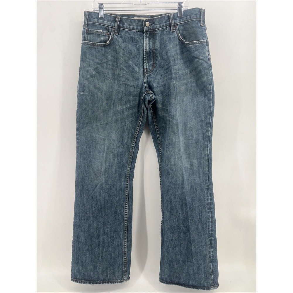 Vintage GAP Jeans Mens 36x34 Blue Boot Fit Denim Bootcut Five Pocket Y2K